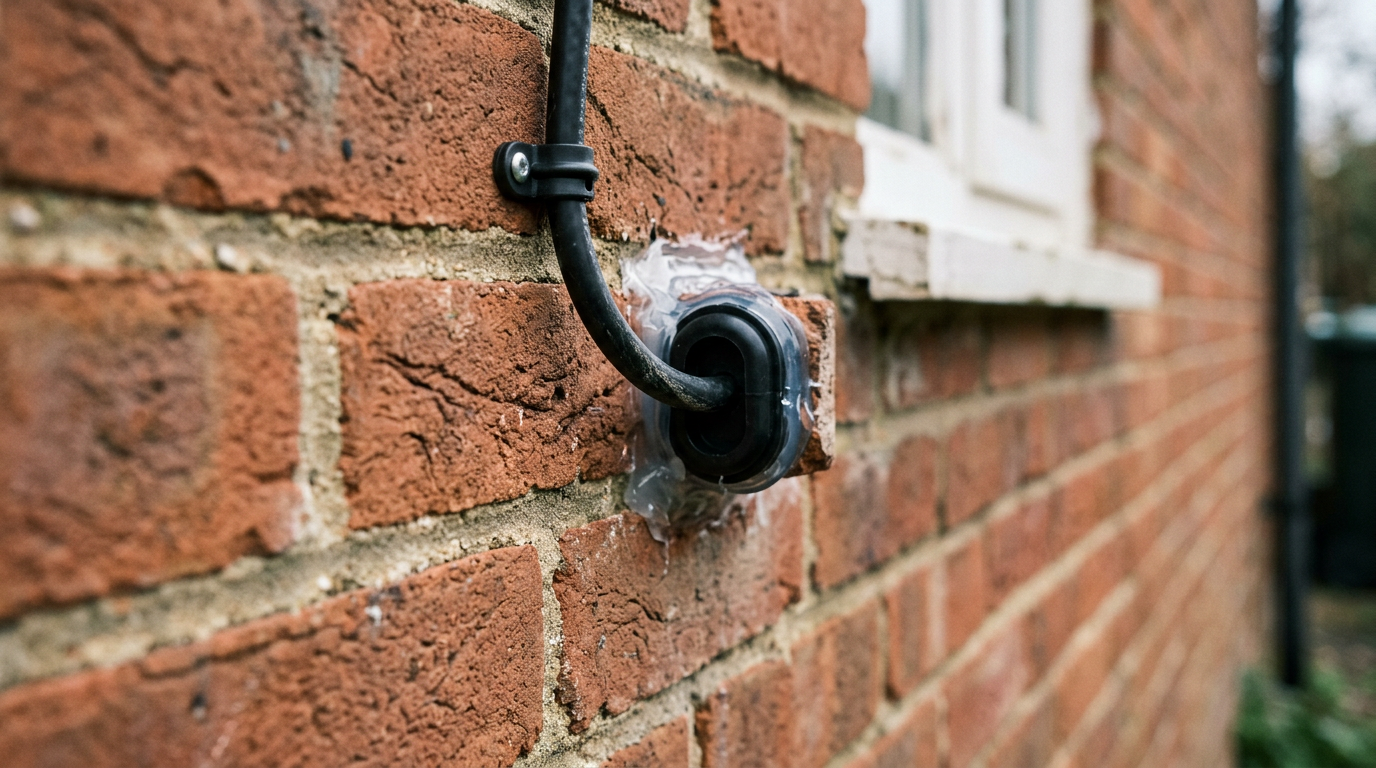 How to Run Starlink Cable Into the House (Cleanly)