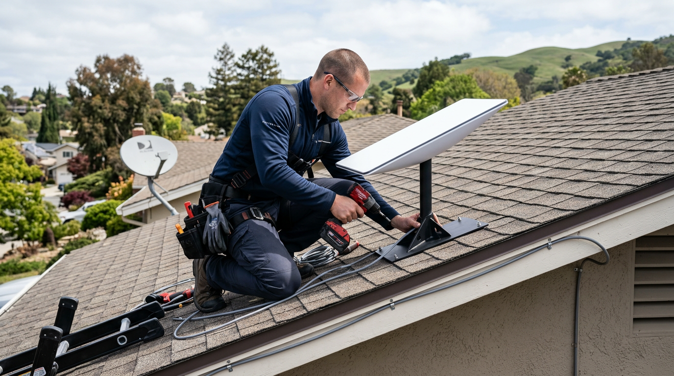 Starlink Installer vs Traditional Satellite Dish Installer: What's Different?