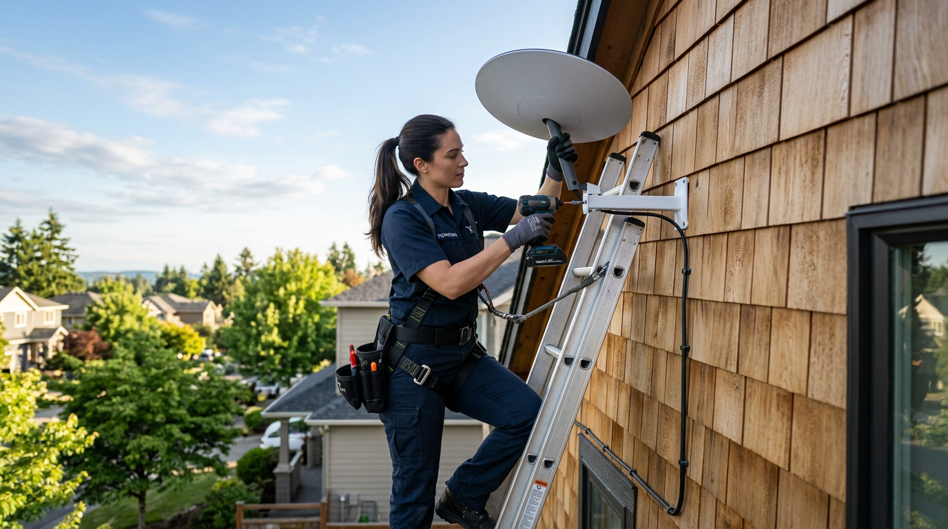 Can You Mount Starlink on the Side of Your House?