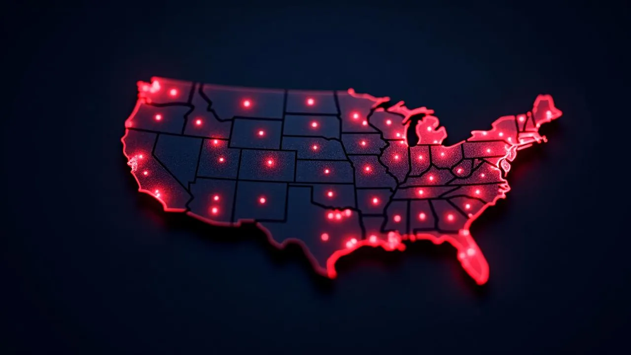 US coverage map